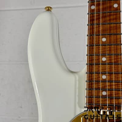 Ernie Ball Music Man Cory Wong StingRay II Deluxe Electric Guitar w/ Case-Polaris White image 5