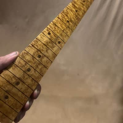 BADA$$ BIRDSEYE MAPLE STRAT GUITAR NECK FITS FENDER & WARMOTH image 5