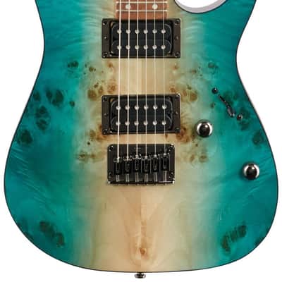 Ibanez RG421PB Electric Guitar, Caribbean Shoreline Flat image 3