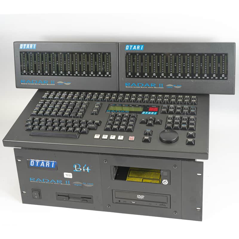 Otari RADAR II 24-track Digital Recording System with Keyboard and Meter Bridge image 1