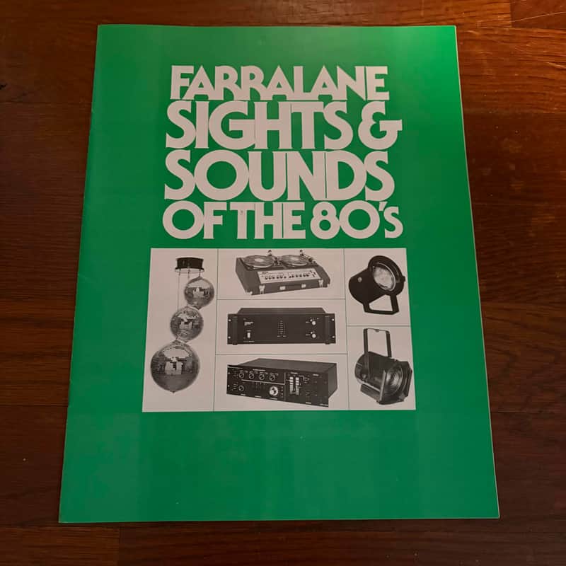 Farralane Lighting and Audio Catalog, Flyers and Pricing, 1983 image 1