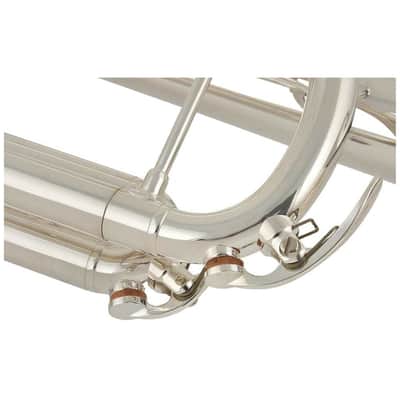 Yamaha YTR-4335GSII Intermediate Bb Trumpet - Silver Plated & Gold Brass Bell image 5