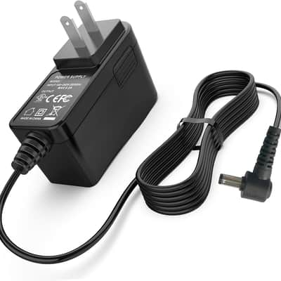 9.5V AC/DC Adapter for Casio Keyboard ADE95100LU Charger ADE95100B AD-E95100L CTK-2080 CTK-2550 CTK-3200 LK-265 LK-280 SA-46 Adaptor Power Cord