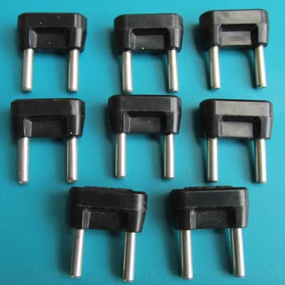 Vintage FOSTEX RCA JUMPERS-LOT OF 8-Phono Link-U Link-Rare-Fostex Japan Parts image 1