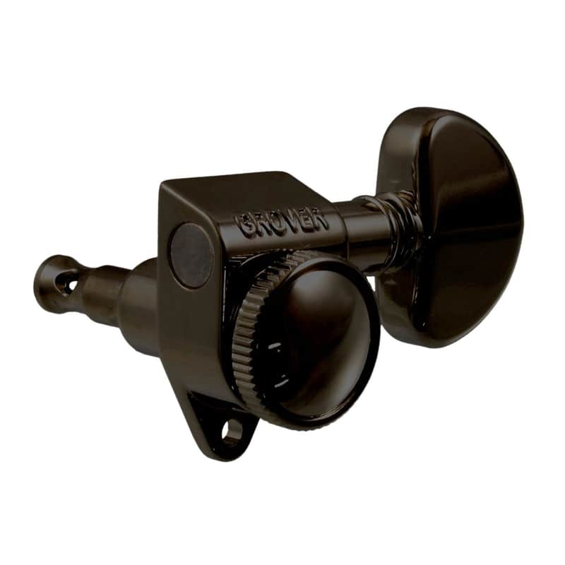 Grover Roto-Grip Rotomatics 502 Series Black 3x3 Locking Tuners TK-7935-003 image 1