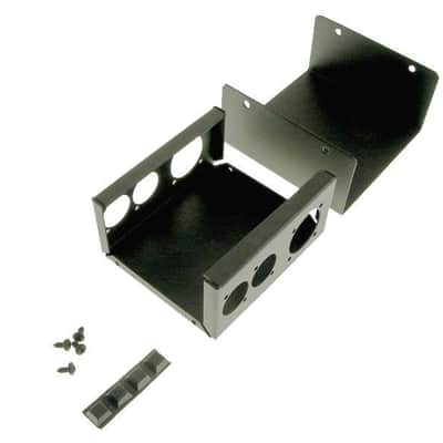 PROCRAFT PB5-2G4X-BK-V2 Steel Project Box 4 1/2" x 4-3/4" x 2-3/8" 2G + 4D punches image 3