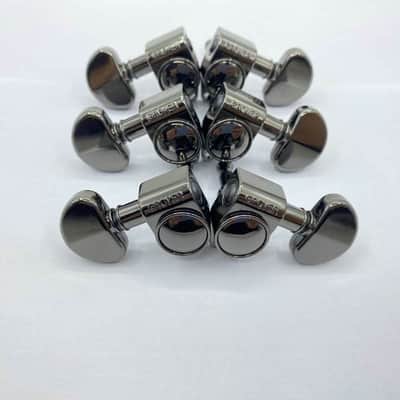 Black Nickel Grover Guitar Machine Heads Tuning Pegs Keys image 1