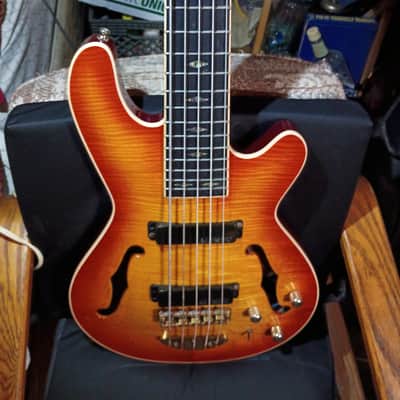 Moonstone M-1 80s custom 5 string image 4