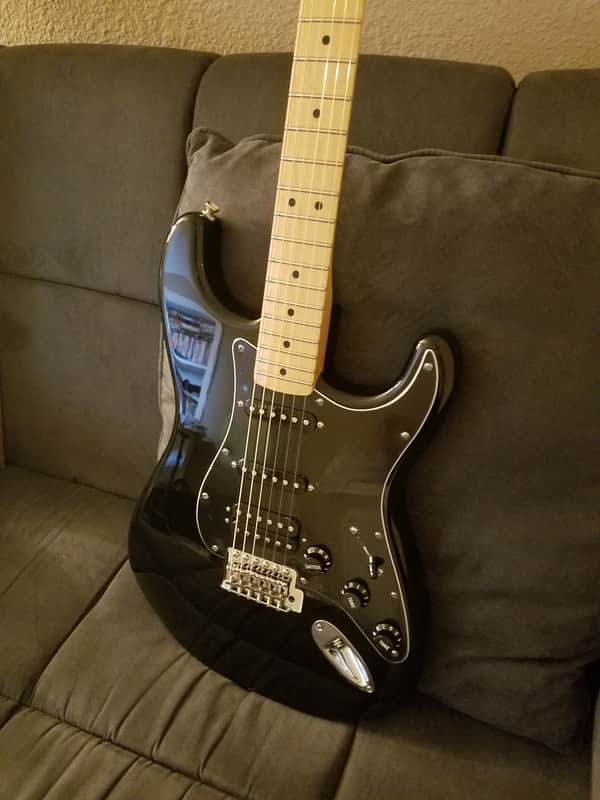 2018 Fender FSR Stratocaster Standard HSS Black MIM Mexican Mexico 2018 Fender FSR Stratocaster Standard HSS Black MIM Mexican Mexico