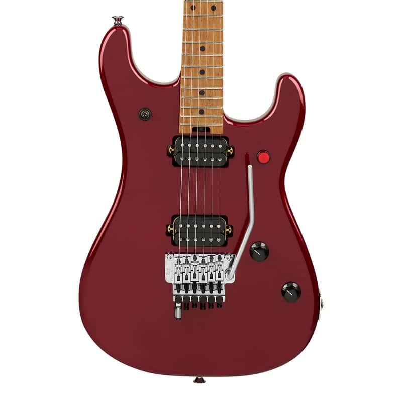 Used EVH 5150 Series DX Baked Maple Electric Guitar - Candy Apple Red Metallic image 1