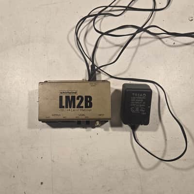Whirlwind LM2B 2-Channel Unbalanced to Balanced Line Converter 2010s - Black image 2