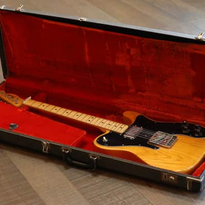 Vintage! 1975 Fender Telecaster Custom Natural Electric Guitar All Original! + OHSC image 20