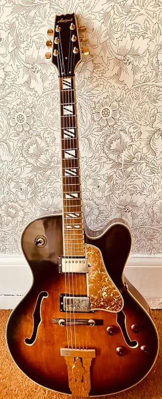 Aria Pro II PE-175 – Rare, 1977 - Herb Ellis Prototype / Export Model – Lawsuit-Era with 'Open Book' Style Headstock, Exc + Condition, HSC, Free Worldwide Shipping ! image 1