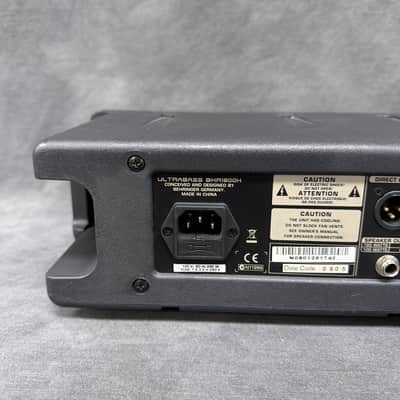 Behringer Ultrabass BXR1800H 180-Watt 2-Channel Bass Amp Head with Footswitch image 10