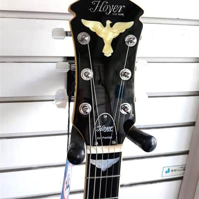 Hoyer HEG 515 NHB Ern Prestige Electric Guitar Mahogany 22 Frets Korea H-H image 4