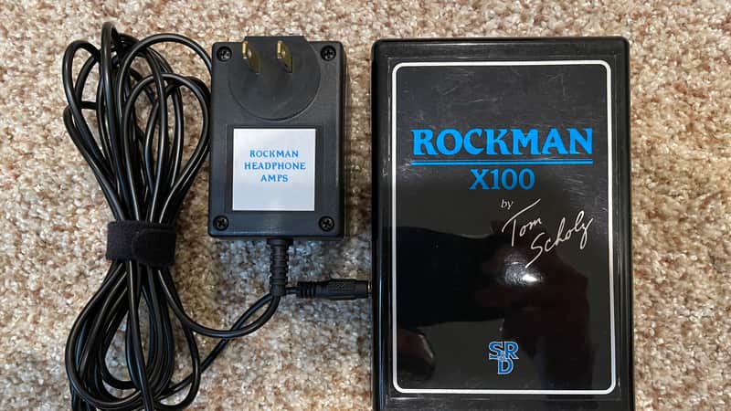 SR&D Rockman X100 (REFURBISHED NEW CAPS) Scholz 80s Headphone Amplifier (REV 10) with Power Adapter image 1