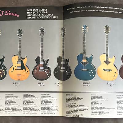 Vintage Lot 1984 and Later B.C. Rich N.J. Series Catalog Eagle Mockingbird Acoustics Jazz image 12
