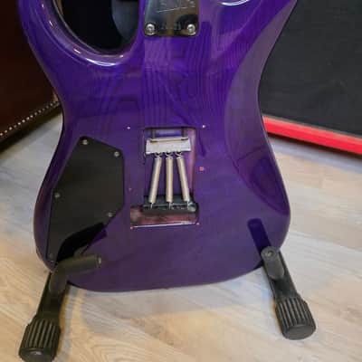 ESP The Mirage Custom Strat HSS Purple Ash MIJ Japan RARE Pre-Fender Deluxe image 22