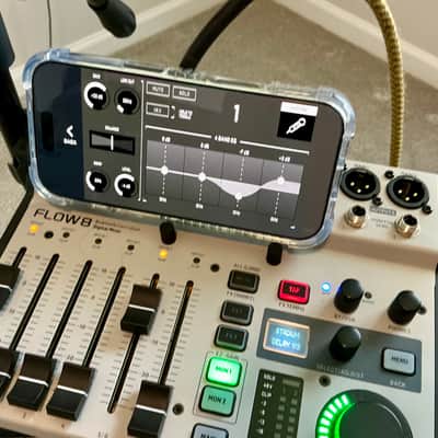 Behringer FLOW 8 Bluetooth Controlled 8-Input Digital Mixer 2020 - Present - Grey image 5