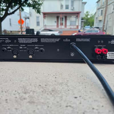 Crown K2 Rackmount Power Amplifier Balanced 2-Ch XLR/TRS Banana Red/Black image 5