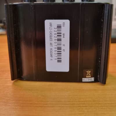 ART Headamp 4 8 Output Stereo Headphone Amplifier 2018 - Present - Black image 2