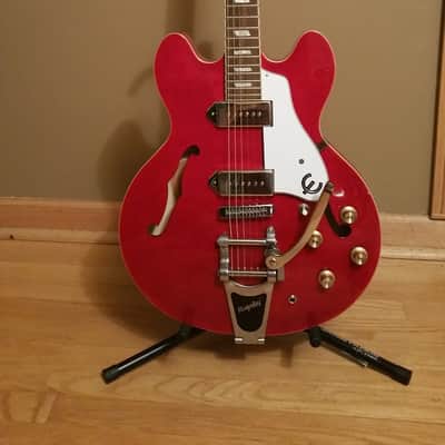 Epiphone Casino Red w/ Bigsby Tremolo and Schaller Roller Bridge image 1