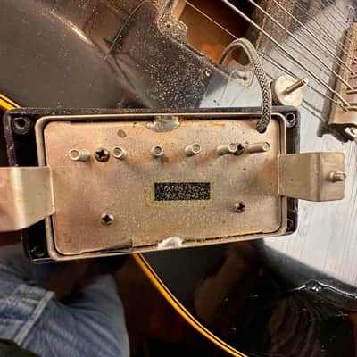Gibson ESD 1275 -double 12- from 1961 in black finish with original case image 11