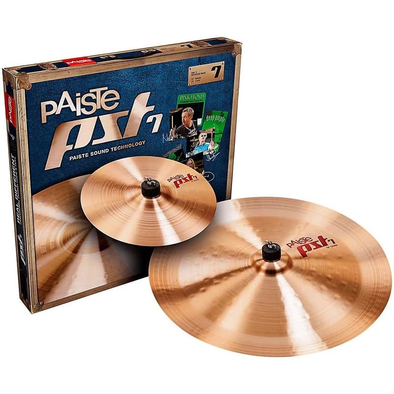 Paiste PST 7 Series Effects Pack (10/18) Cymbal Set - 10-Inch Splash & 18-Inch China image 1