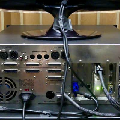 iZ Radar 24 with Nyquist I/O cards, Session controller with meter bridge & 24 tracks analog patchbay w/cabling image 3