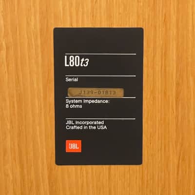 JBL L80t3 Vintage Hifi Speakers image 17