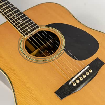 Mid-80's Aria W-25 Folk & Western Dreadnought Acoustic Guitar w/ HSC image 4