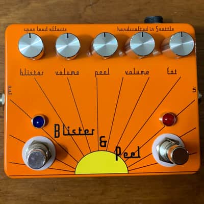 Spun Loud Effects Blister & Peel Fuzz Drive guitar/bass effects pedal image 2