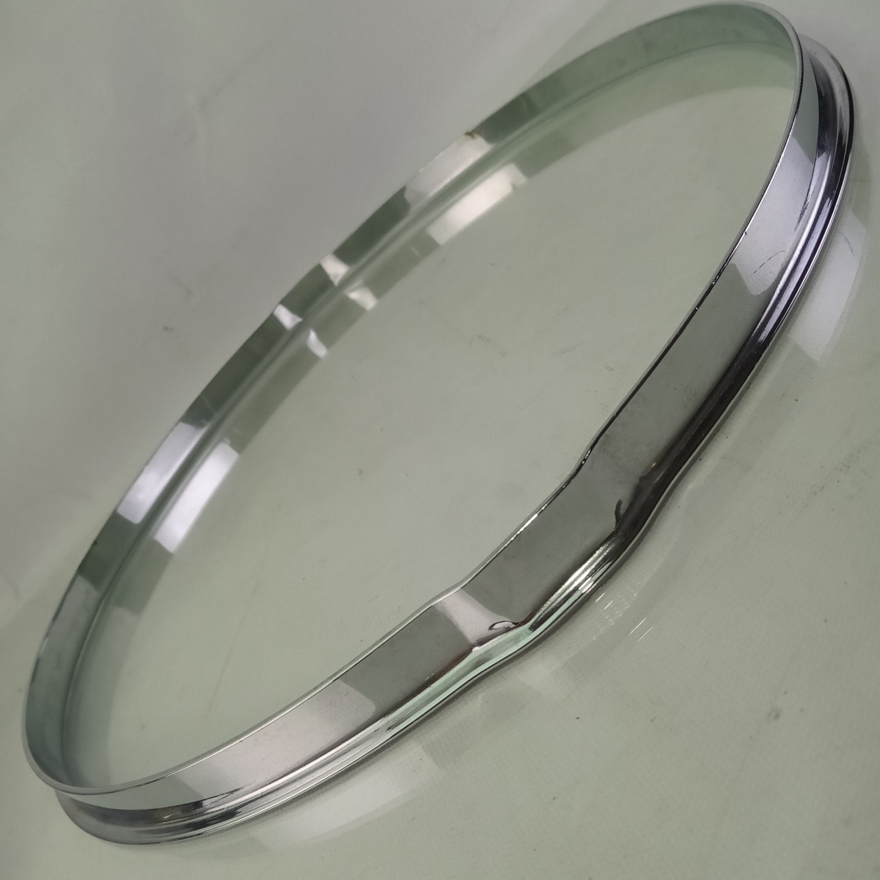 Slingerland 14" Single-Flange Snare Drum Resonant-Side Rim/Hoop Chrome-Brass COB — main photograph