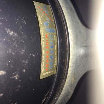 Ampeg Dolphin 518 1961 blue sparkle, Original Jensen P12NX ext range speaker! image 10