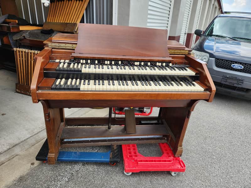 Vintage Hammond C2 Organ w/ Foot Pedal-Bench image 1