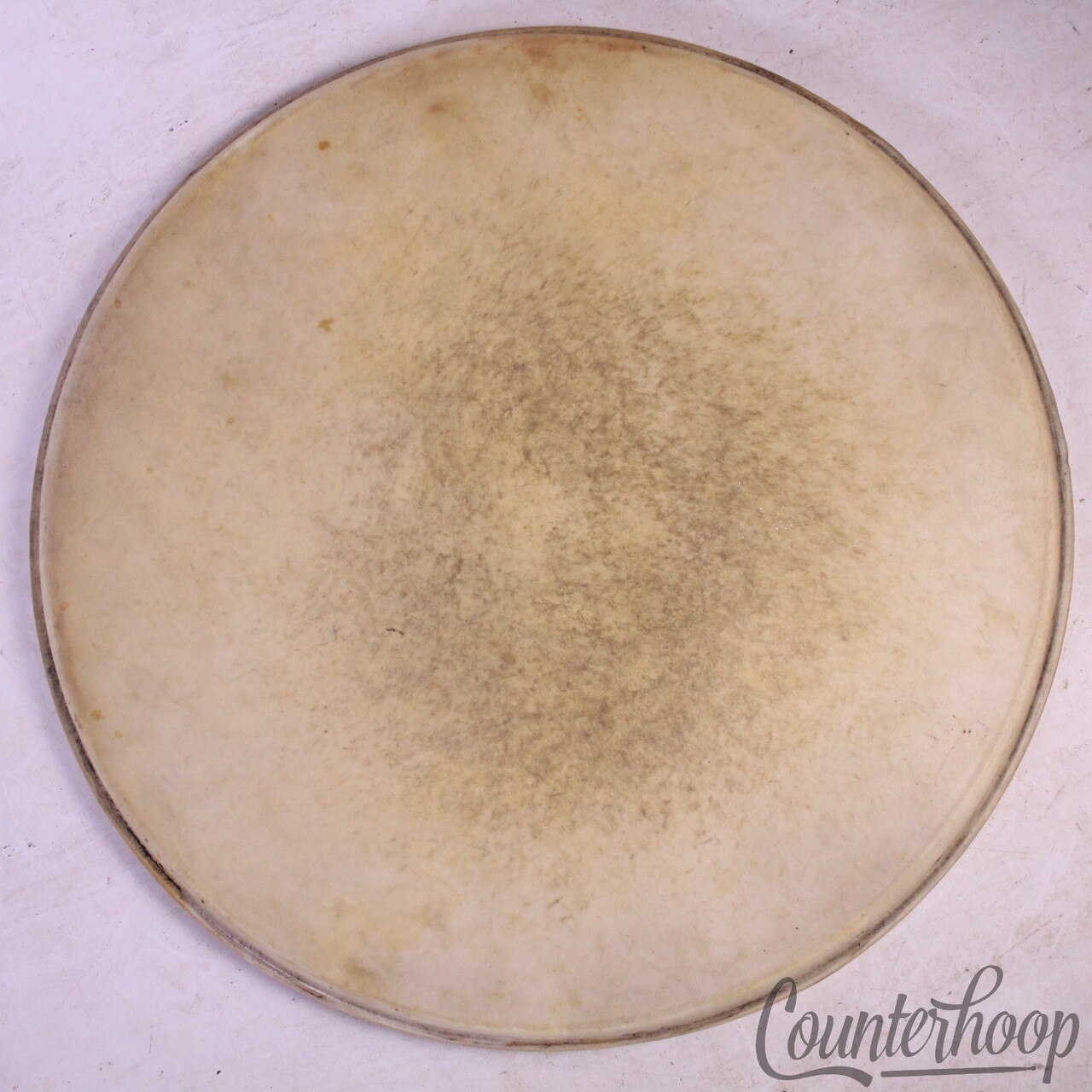 Slingerland Radio King Floor Tom 16"Calf Skin Drum Head Batter/Resonant 40s USA — main photograph