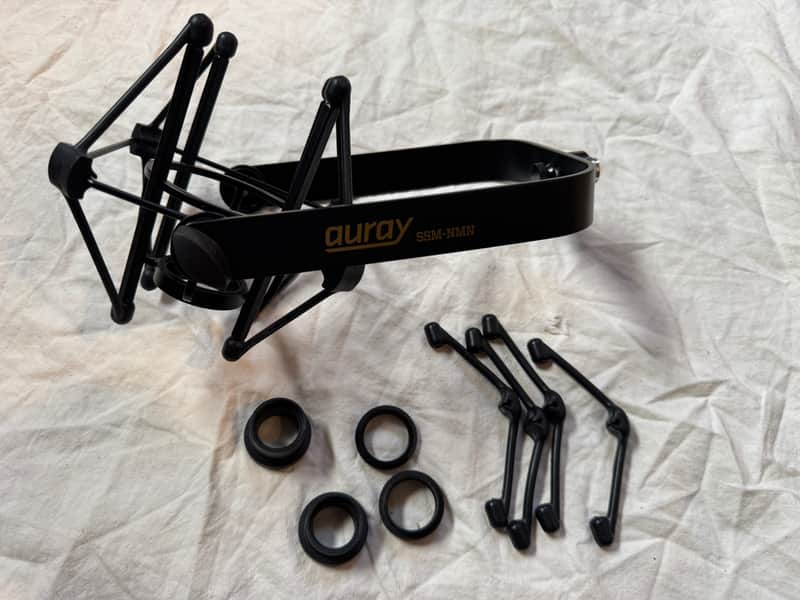 Auray SSM-NMN Shock Mount for Neumann  u87 2024 - Black image 1