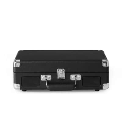 Crosley CR8005DP-BK1 Cruiser Plus Vintage 3-Speed Bluetooth in/Out Suitcase Vinyl Record Player Turntable with Built-in Speakers - Black image 4