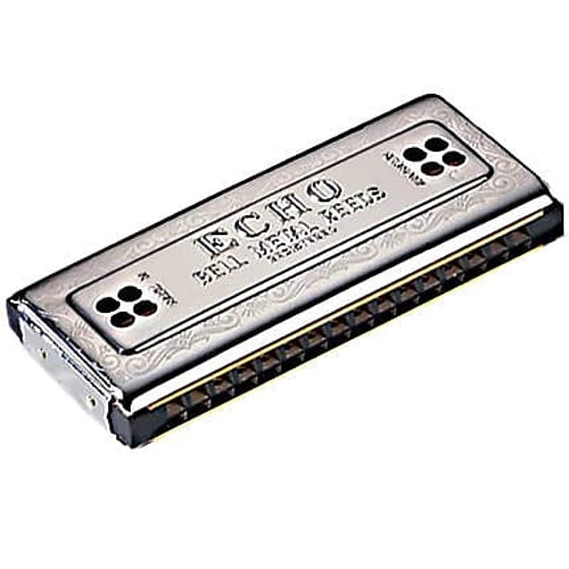 Hohner 54/64 Echo Harp Tremolo Harmonica - Key of C & G image 1