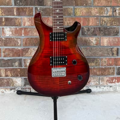 PRS SE 277 Baritone 2018 - Fire Red Burst- Dlx PRS gig bag, locking tuners image 1