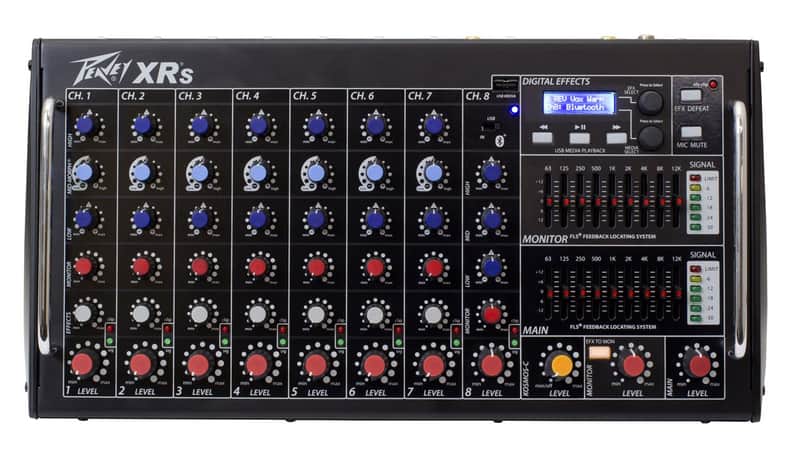 Peavey XR-S Powered Mixer with 8 Channels and 1000 Watts image 1