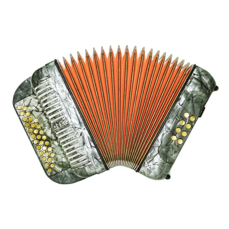 Hohner Club llB Diatonic Squeezebox, German Button Accordion, Harmonika Original Straps 2334, Wonderful sound! image 1