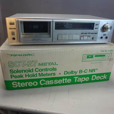 Rare Radio Shack Realistic by Hitachi - Cassette Deck - | Reverb