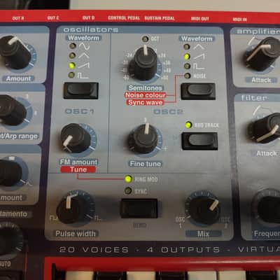 USED Clavia Nord Lead 2X 49-Key 20-Voice Analog Modeling Synthesizer image 5