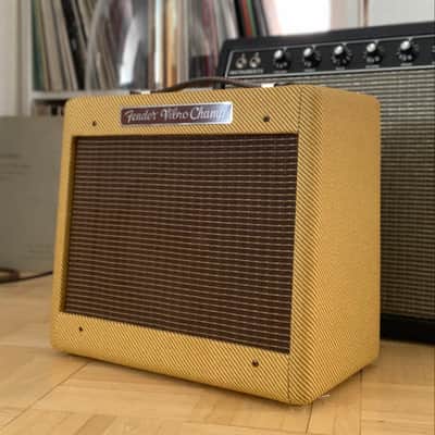 Fender EC Vibro-Champ Eric Clapton Signature 5-Watt 1x8" Guitar Combo 2012 - 2015 - Tweed & Amptown Flightcase image 2