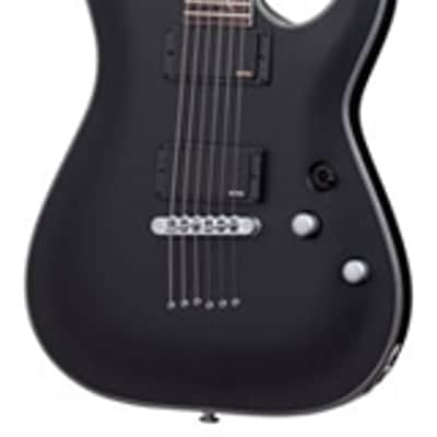 Schecter Damien Platinum 6 Electric Guitar Satin Black image 1