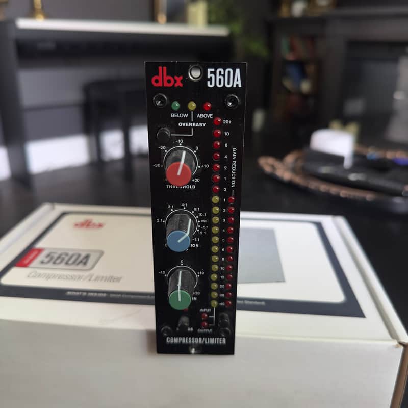 dbx 560A 500 Series Compressor / Limiter Module 2010s - Black image 1
