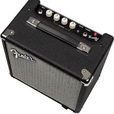 Fender Rumble 15 V3 Black/Silver Bass Amp Combo image 2
