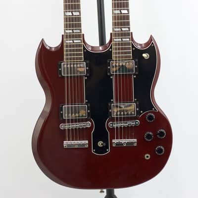Gibson Eds-1275 Double Neck CS 1991 - Cherry image 11