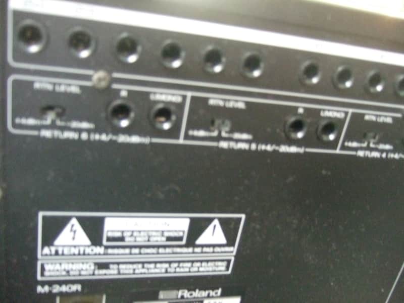 希少Roland M-240R アナログミキサー 24ch美品 希少Roland M-240R アナログミキサー 24ch美品 - メルカリ